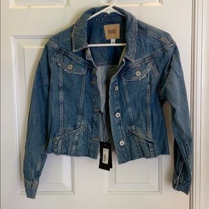 Cropped denim jacket PAIGE